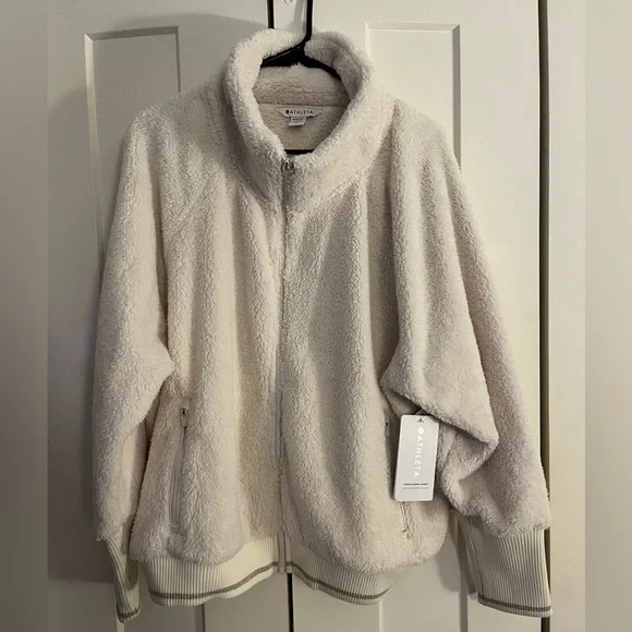 NWT Athleta Tugga Sherpa Jacket - Picture 3 of 8